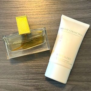 EDTEE LAUDER ⚜️ PRIVATE COLLECTION Tuberose & Gardenia 1ozPerfume & 2.5oz lotion